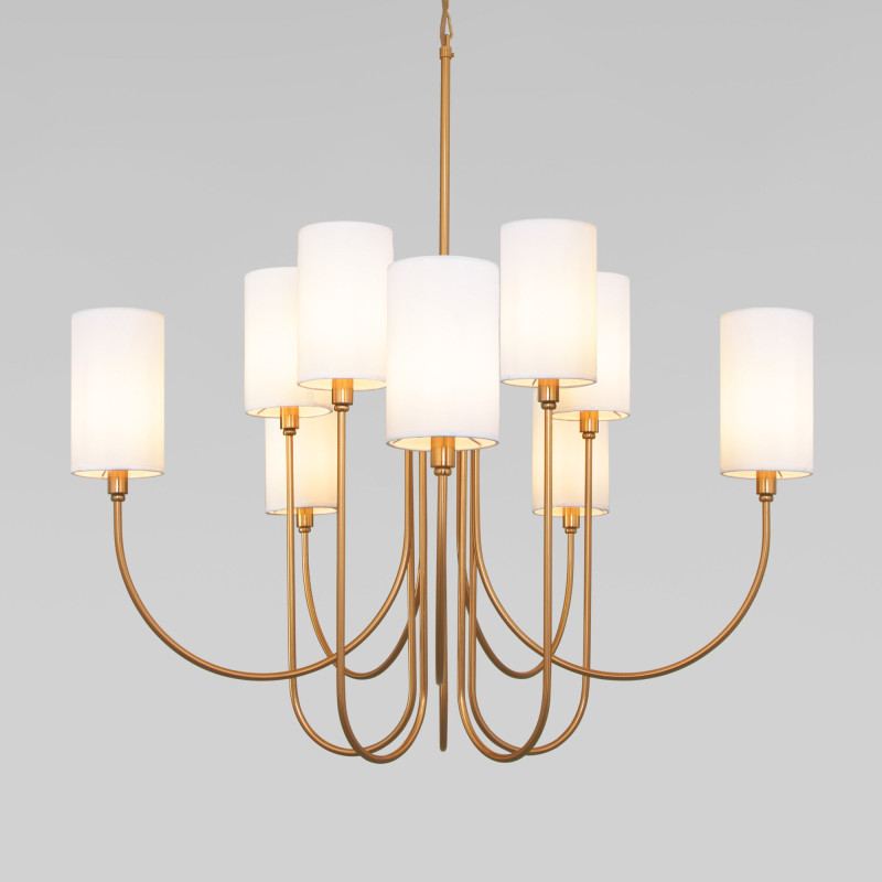 Цена на Подвесная люстра Eurosvet 60164/10 латунь