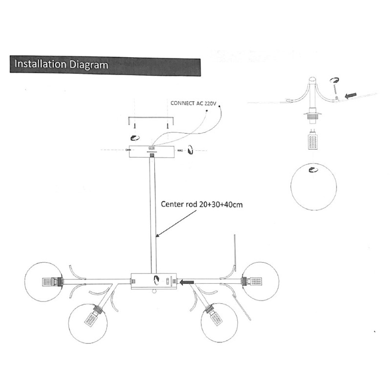Купить Люстра на штанге ImperiumLoft 189765-26