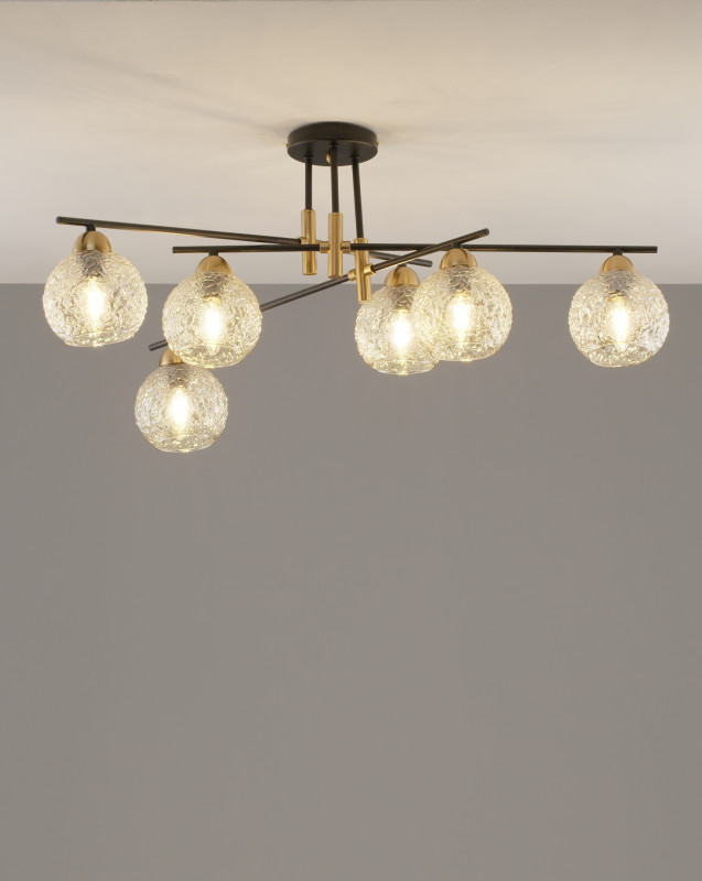 Фото Накладная люстра Moderli Moderli V10803-6C Lake потолочная