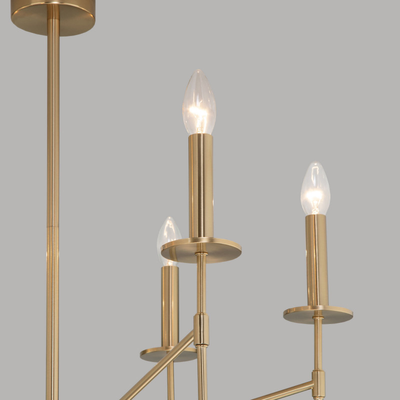 Люстра на штанге Eurosvet 60142/6 латунь в интернет магазине Гет Лайт