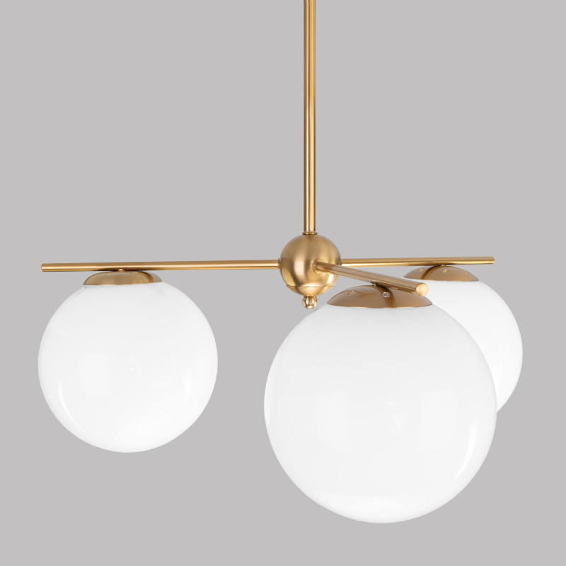 Цена на Люстра на штанге Eurosvet 60147/3 латунь