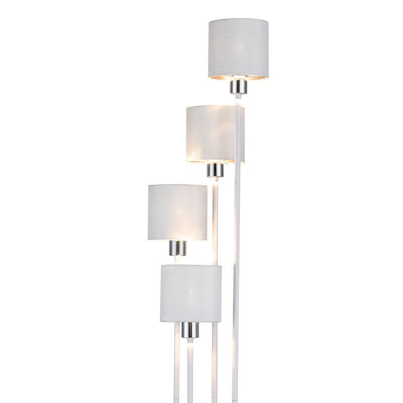 Торшер Escada 1109/4 White/Silver Торшер Escada 1109/4 White/Silver в интернет магазине Гет Лайт