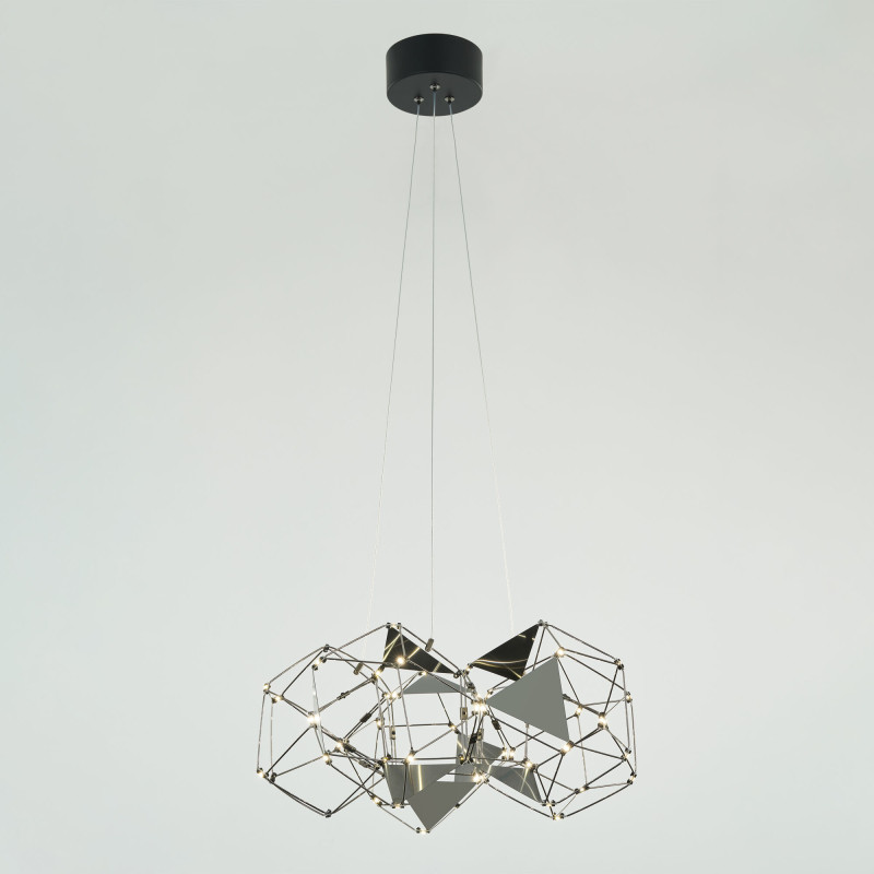 Фото Подвесная люстра Eurosvet 90369/5 черный жемчуг