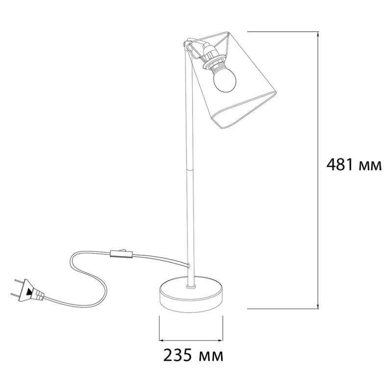 Цена на Настольная лампа Escada 10185/L Grey