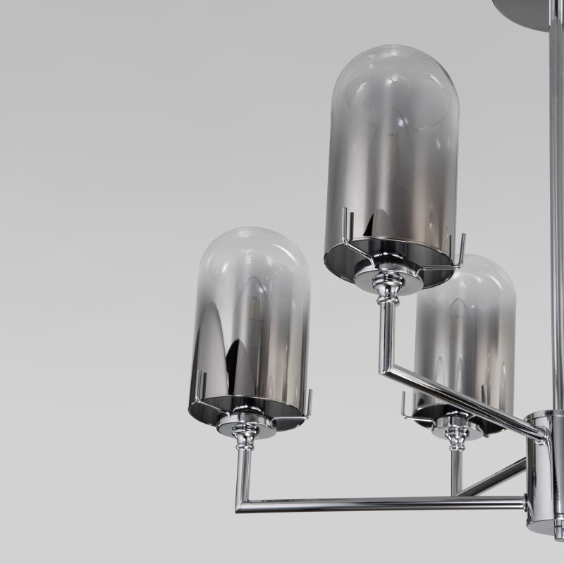 Купить с доставкой по Москве и России Люстра на штанге Eurosvet 60156/6 хром