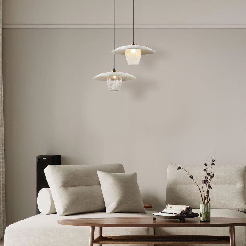 Купить Подвесной светильник Eurosvet 50259/1 белый/прозрачный