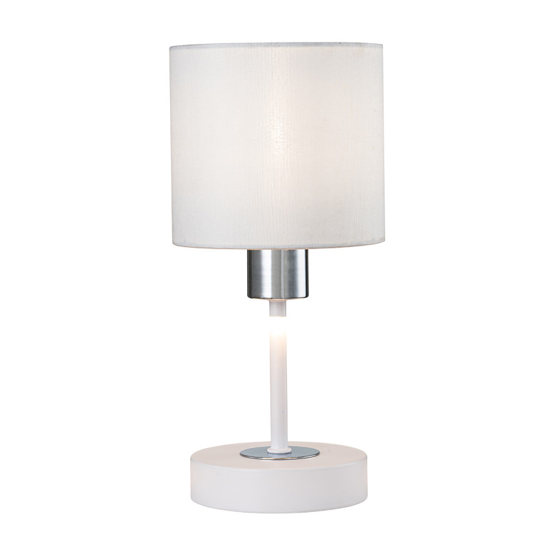 Настольная лампа Escada 1109/1 White/Silver Фото Настольная лампа Escada 1109/1 White/Silver