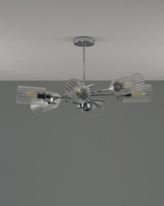 Люстра на штанге Moderli Moderli V10811-6P Frosty подвесная в интернет магазине Гет Лайт