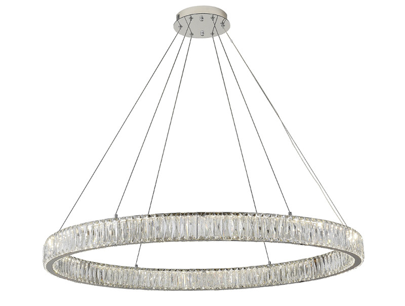 Фото Подвесная люстра Newport 8240/100 chrome нестандарт