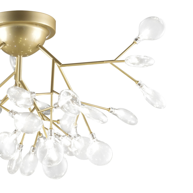 Цена на Накладная люстра Natali Kovaltseva GRACE 75126/36С GOLD SATIN