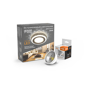 Фото Встраиваемый светильник Gauss BL082P