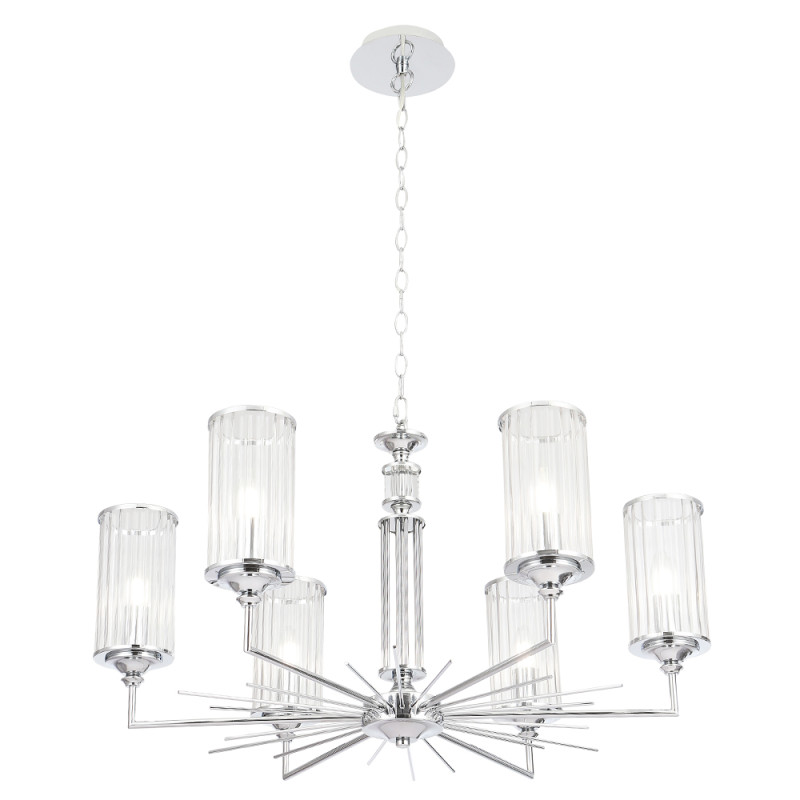 Подвесная люстра Crystal Lux GLORIA SP6 CHROME Купить Подвесная люстра Crystal Lux GLORIA SP6 CHROME
