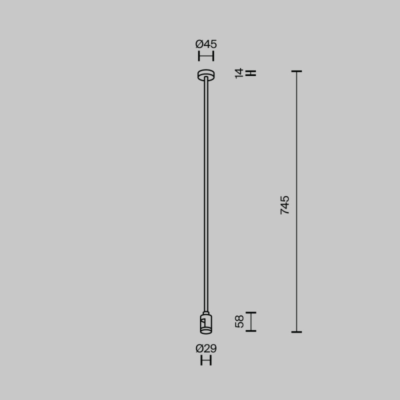 Стойка Maytoni Technical TRA159C-B1-B Стойка Maytoni Technical TRA159C-B1-B в интернет магазине Гет Лайт