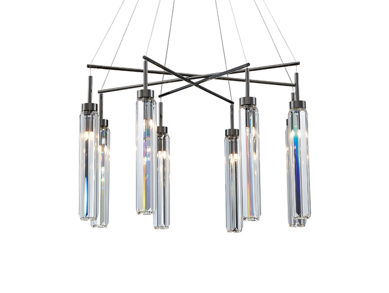 Фото Подвесная люстра Newport 4524+4/S black glossy