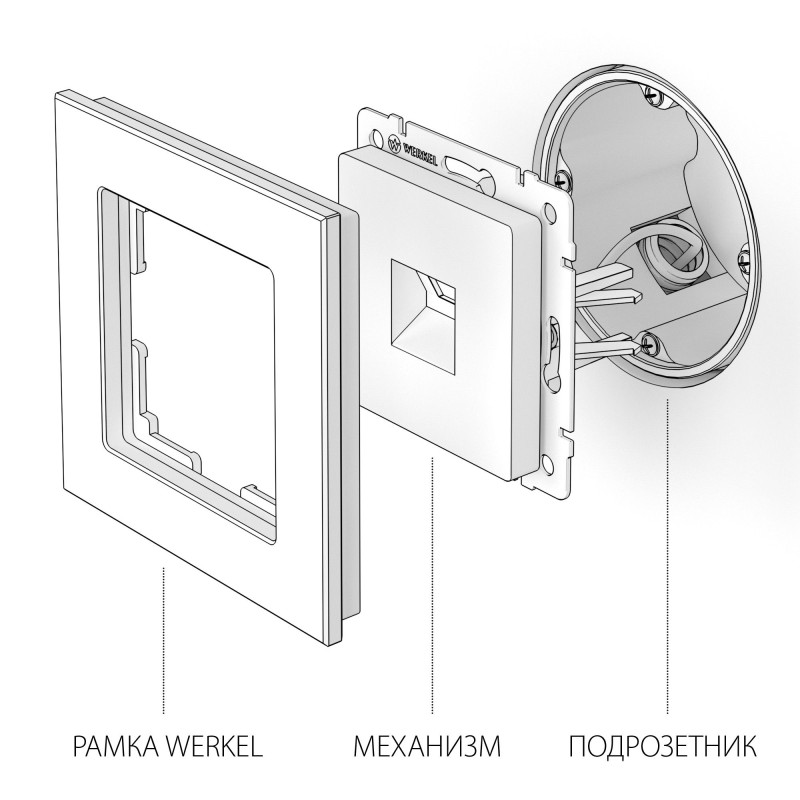 Розетка Werkel W1182003 Розетка Werkel W1182003 в интернет магазине Гет Лайт