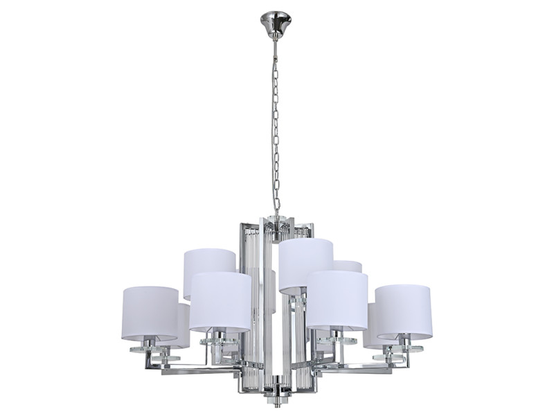 Подвесная люстра Newport 35408+4/C chrome без абажуров Подвесная люстра Newport 35408+4/C chrome без абажуров