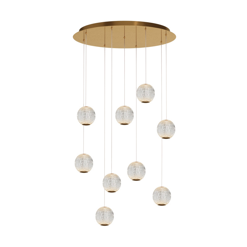 Каскадная люстра Maytoni MOD293PL-L56BS3K Фото Каскадная люстра Maytoni MOD293PL-L56BS3K
