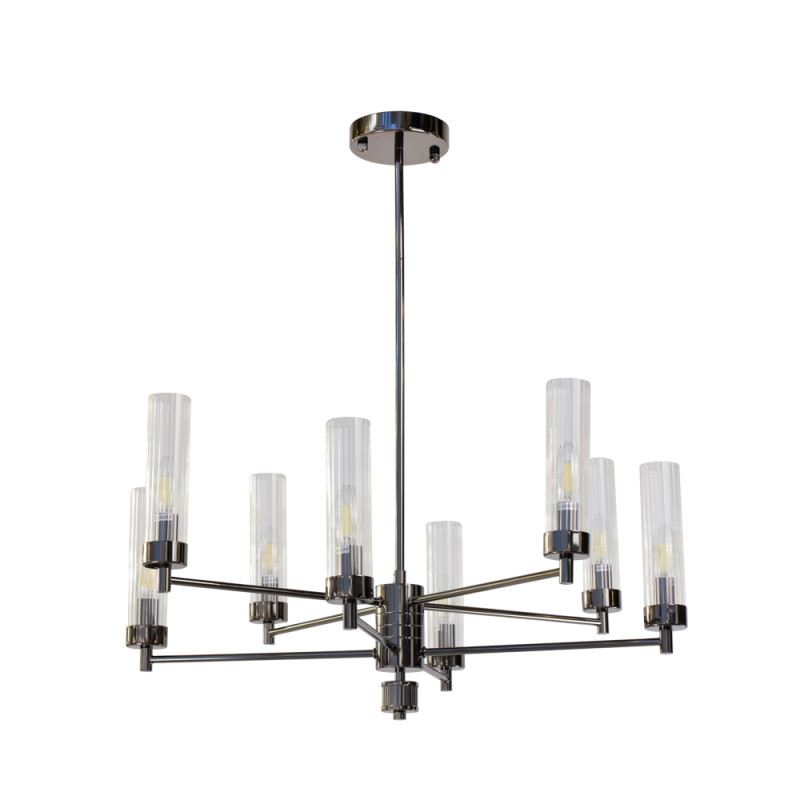 Купить Люстра на штанге AM Group INDIGO SP8 PEARL BLACK