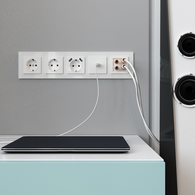 Розетка Werkel W1185001 белый Розетка Werkel W1185001 белый в интернет магазине Гет Лайт