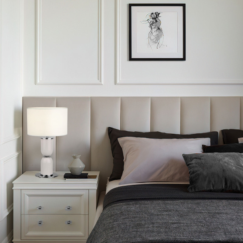 Цена на Настольная лампа Eurosvet 01153/1 никель