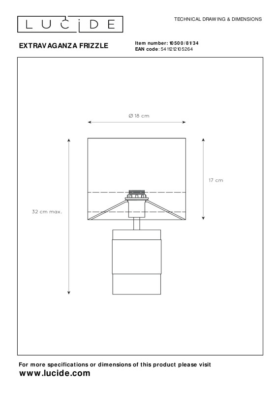 Детская настольная лампа LUCIDE 10500/81/34 в интернет магазине Гет Лайт