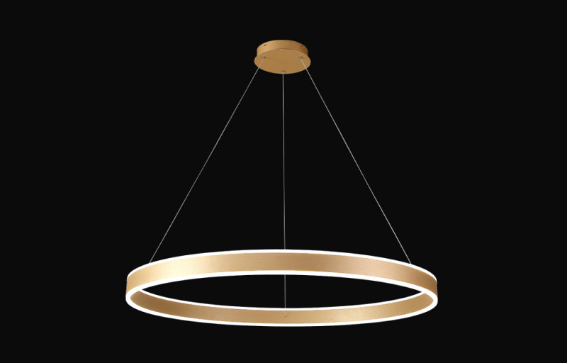 Купить Подвесная люстра Crystal Lux MUCHOS SP88W LED D1000 GOLD