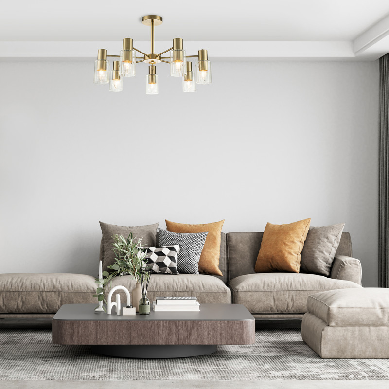 Люстра на штанге Escada 2120/7P Gold в интернет магазине Гет Лайт