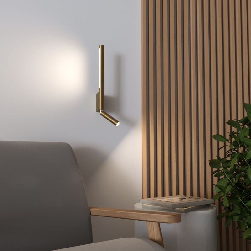 Спот Elektrostandard Sarca LED латунь 4000К (40111/LED) Спот Elektrostandard Sarca LED латунь 4000К (40111/LED) в интернет магазине Гет Лайт