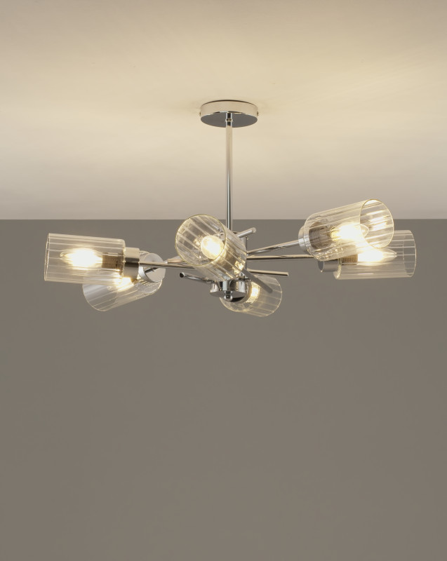 Люстра на штанге Moderli Moderli V10811-6P Frosty подвесная