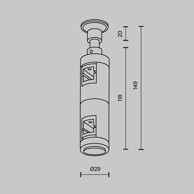 Стойка Maytoni Technical TRA155CW-D1-B Стойка Maytoni Technical TRA155CW-D1-B в интернет магазине Гет Лайт