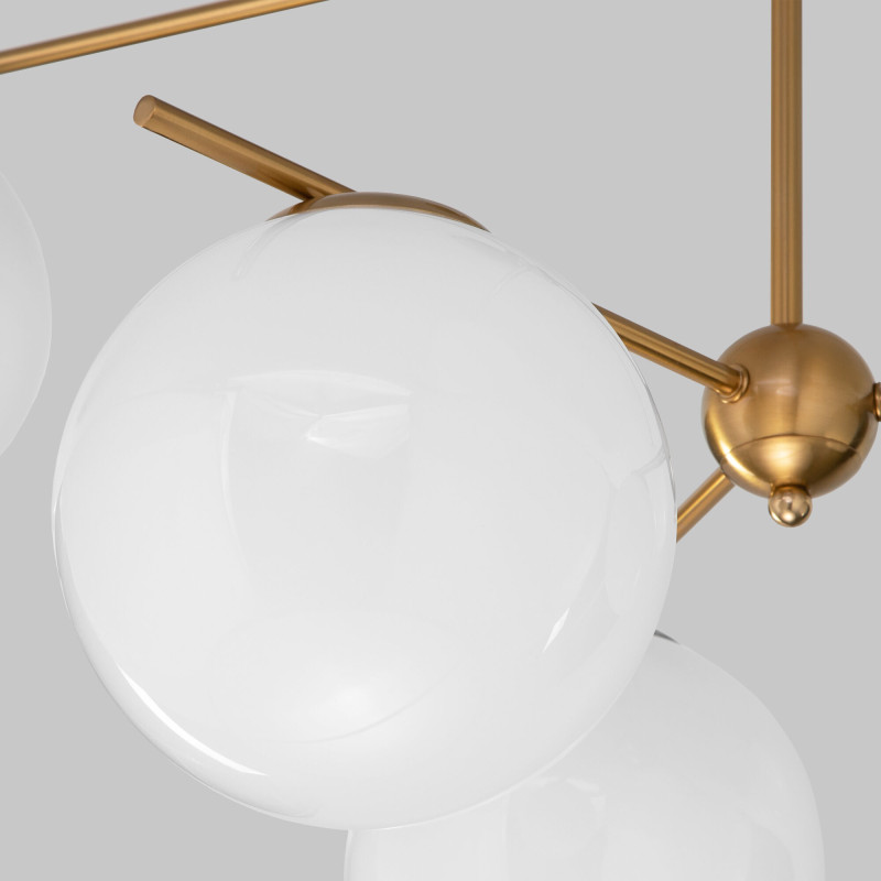 Люстра на штанге Eurosvet 60147/6 латунь в интернет магазине Гет Лайт