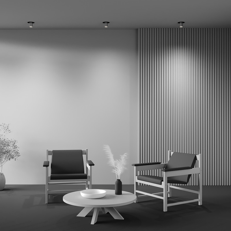 Купить с доставкой по Москве и России Встраиваемый светильник Maytoni Technical C048CL-01-GU10-BBS