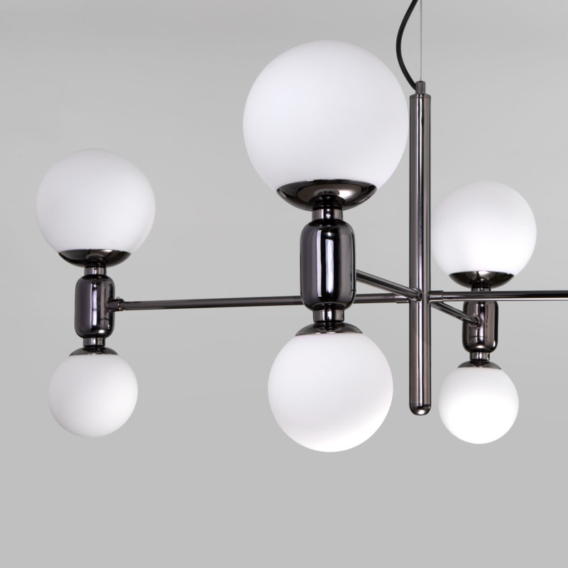 Подвесная люстра Eurosvet 30182/8 черный жемчуг в интернет магазине Гет Лайт