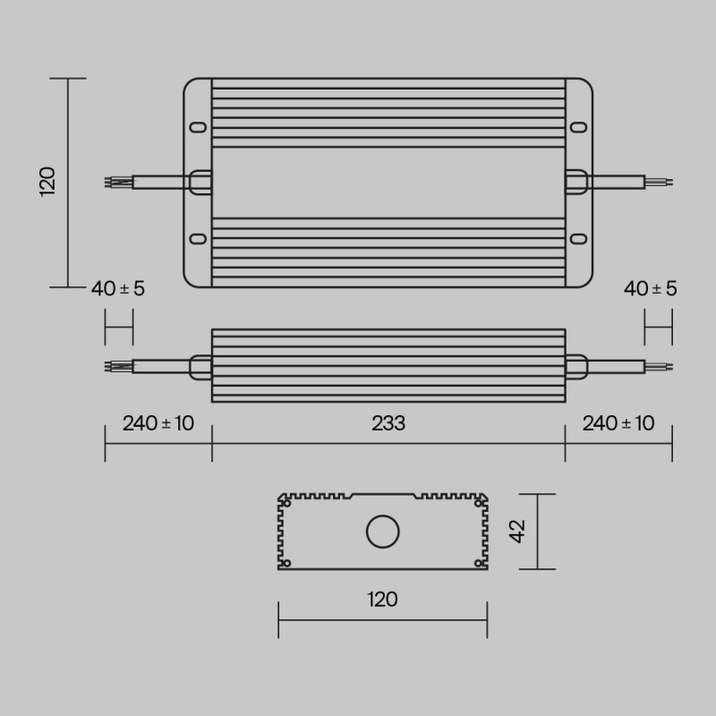 Драйвер Maytoni Technical PSL008-400W-48V-IP67 Купить с доставкой по Москве и России Драйвер Maytoni Technical PSL008-400W-48V-IP67