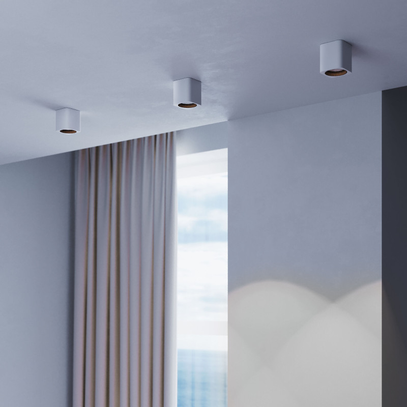 Купить Накладной светильник Elektrostandard 25051/LED 9W 4000К белый/черный