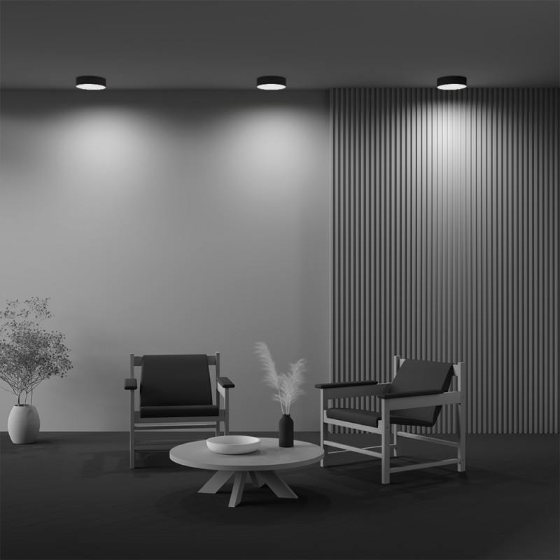 Купить с доставкой по Москве и России Накладной светильник Maytoni Technical C032CL-24W3K-RD-B