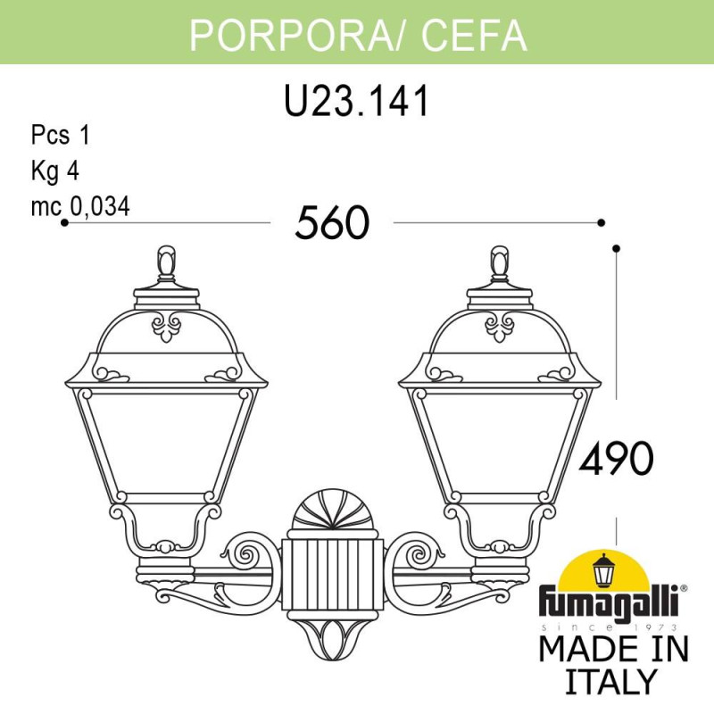 Fumagalli U23.141.000.VXF1R Fumagalli U23.141.000.VXF1R