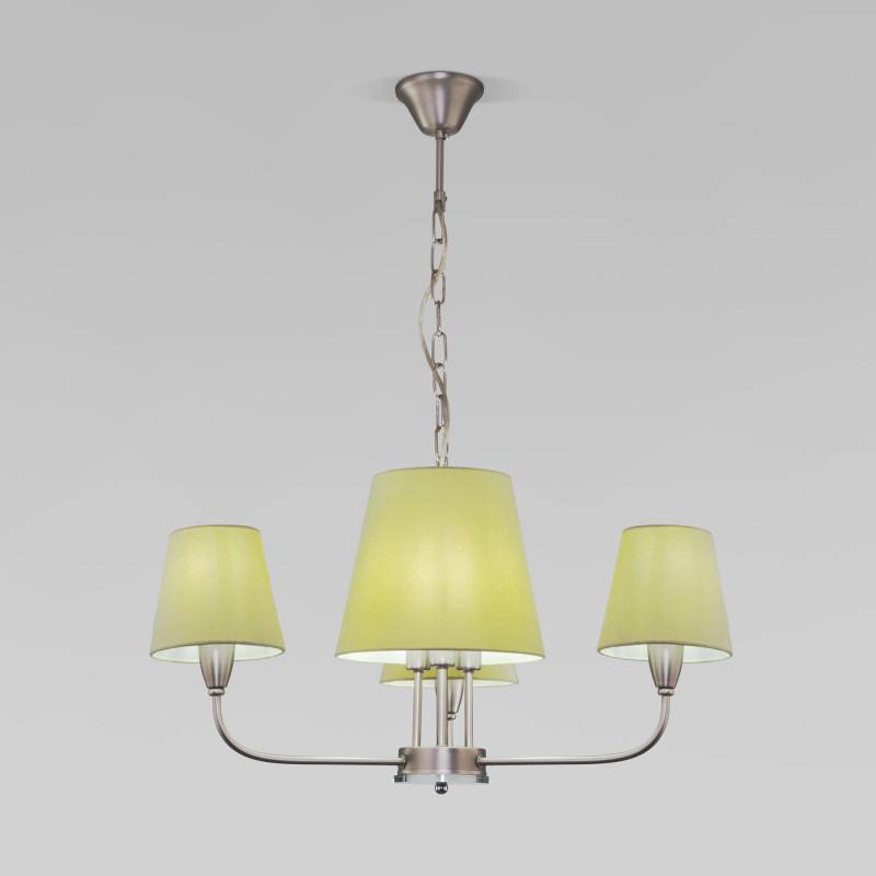 Подвесная люстра Eurosvet 60153/6 никель в интернет магазине Гет Лайт