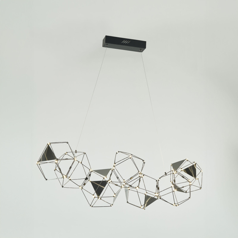 Фото Подвесная люстра Eurosvet 90368/7 черный жемчуг