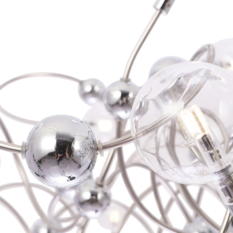 Подвесная люстра Crystal Lux MEDUSA SP30 CHROME в интернет магазине Гет Лайт