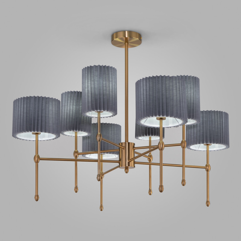 Фото Люстра на штанге Eurosvet 60162/8 латунь