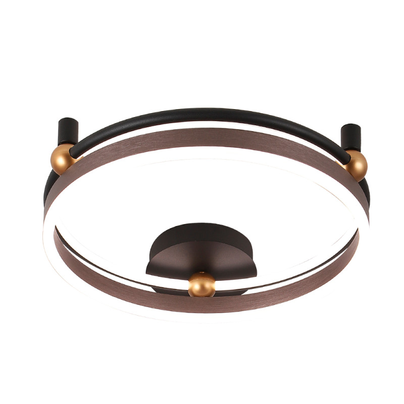 Купить Накладной светильник Crystal Lux FERNANDO PL48W LED COFFEE/BLACK