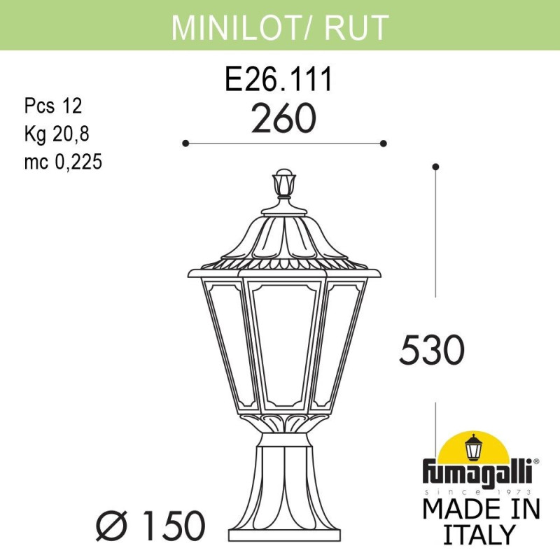 Fumagalli E26.111.000.VXF1R Фото Fumagalli E26.111.000.VXF1R