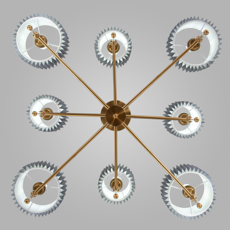 Купить Люстра на штанге Eurosvet 60162/8 латунь