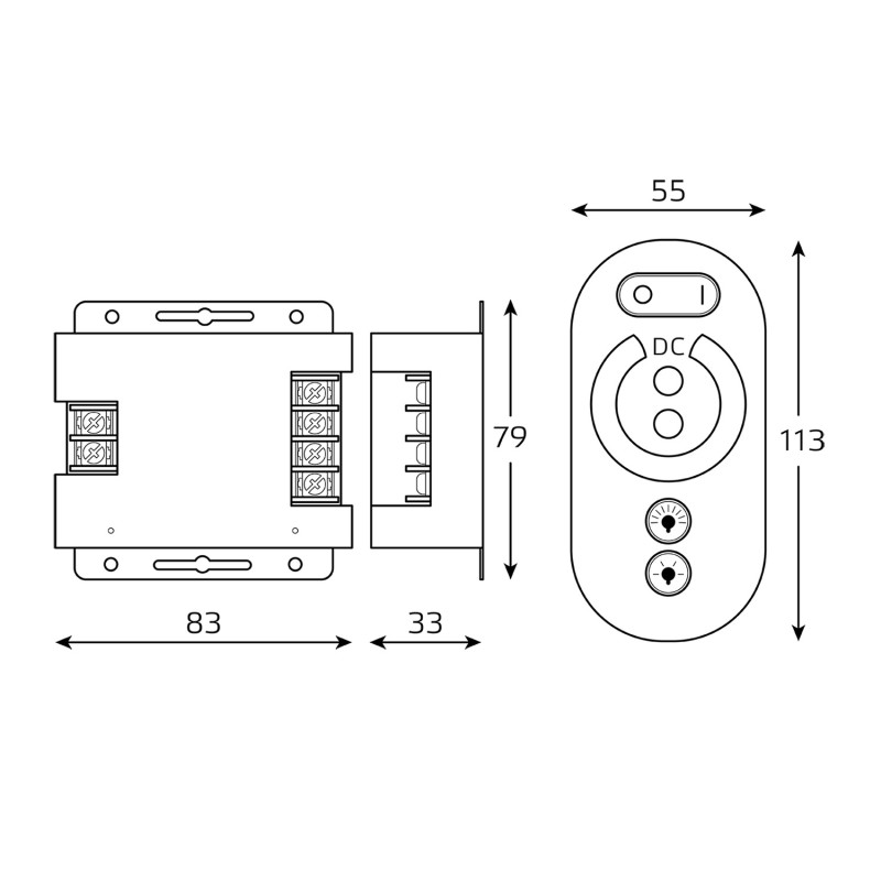 Купить с доставкой по Москве и России Диммер Gauss BT601