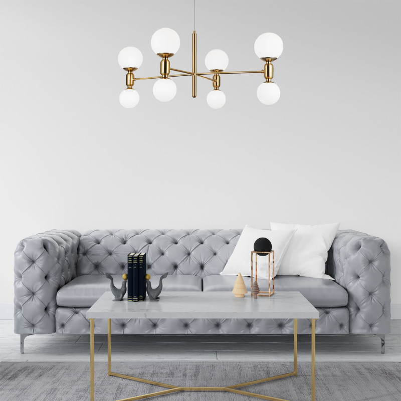 Купить Подвесная люстра Eurosvet 30182/8 латунь