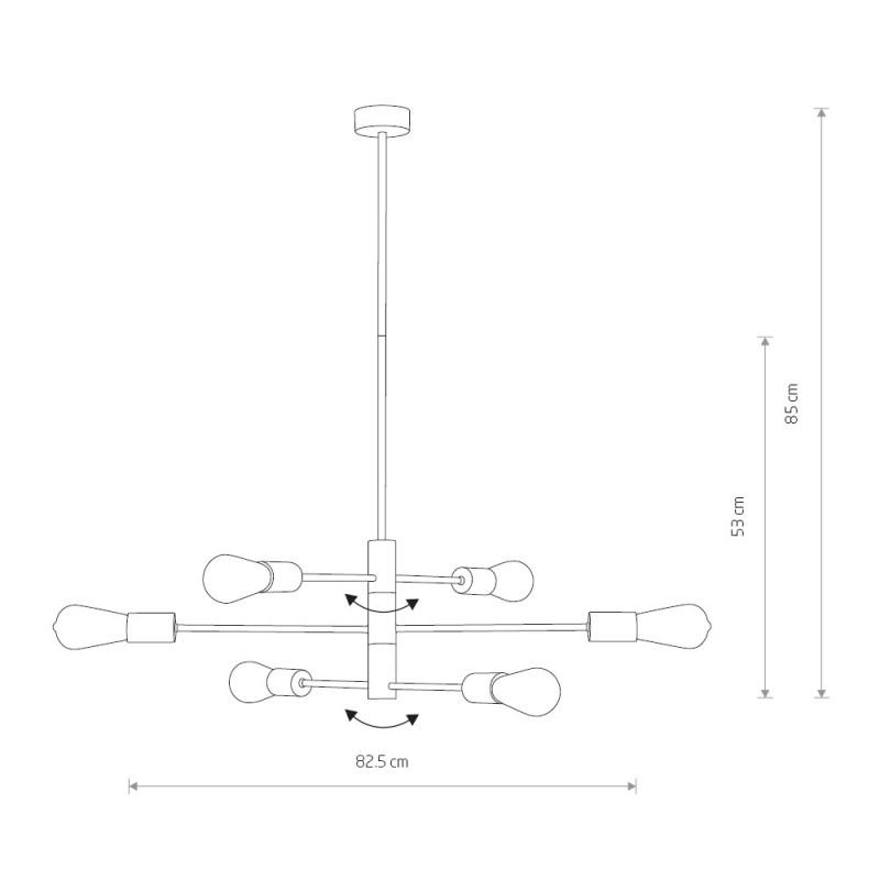 Люстра на штанге Nowodvorski 7937 Купить Люстра на штанге Nowodvorski 7937