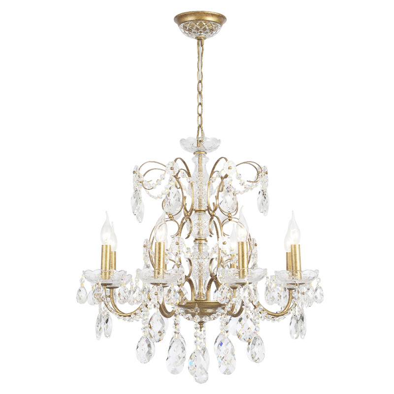 Купить Подвесная люстра Crystal Lux ODELIS SP8 GOLD
