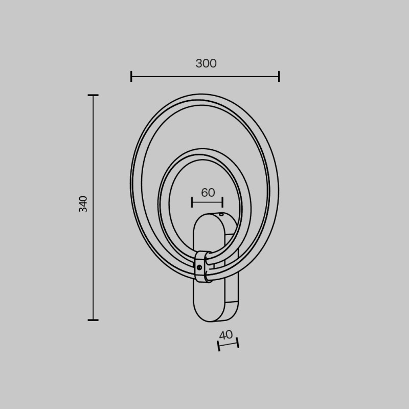 Купить с доставкой по Москве и России Бра Maytoni MOD357WL-L16BS3K