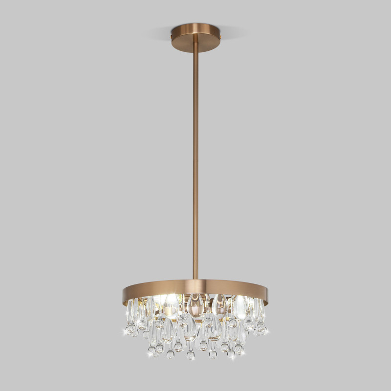 Фото Люстра на штанге Eurosvet 60165/3 латунь